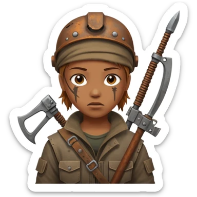 débrouille ferrailleur post apo survie loot pas de personnage sticker