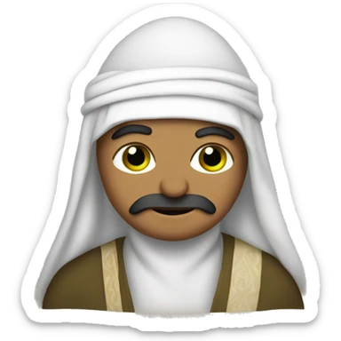 pepe as a sheikh sticker