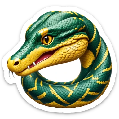 cinematic-noble-anaconda-portrait-emoji,-poised-and-imposing,-with-a-massive,-sinuous-build-draped-in-intricately-patterned-scales-and-piercing,-focused-eyes,-simplified-yet-sharp-and-sophisticated-features,-highly-detailed sticker