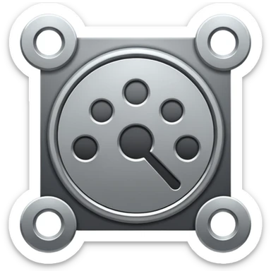 settings icon for site navigation. sticker