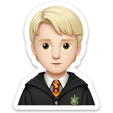 colin creevey in harry potter, wear hogwarts uniform sticker