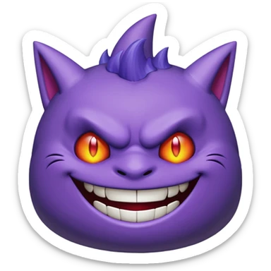 i want a Gengar ( pokémon ) nice sticker