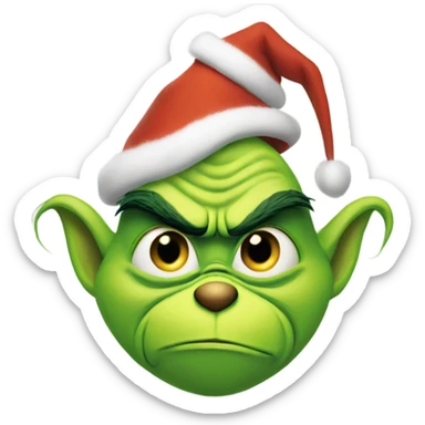 Grinch sticker