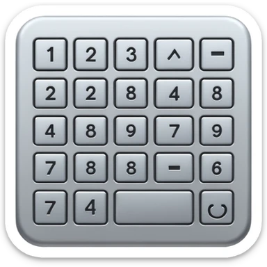 Keypad entry sticker
