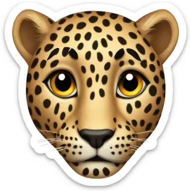 Leopard  sticker