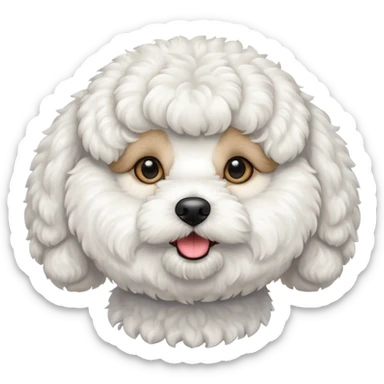bichon sticker