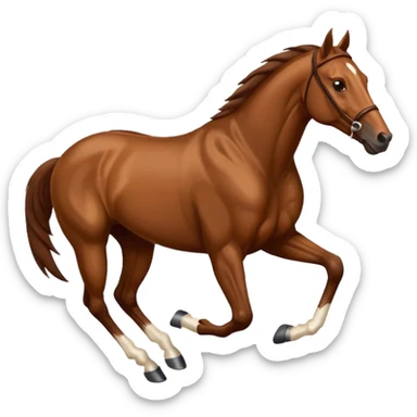 Racehorse sticker
