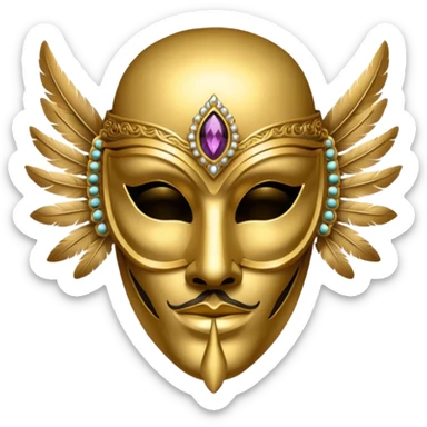 DJ Claptone mask sticker
