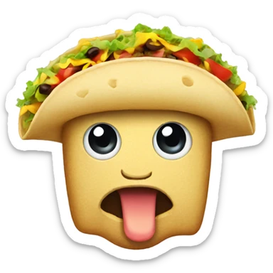 Taco sticker