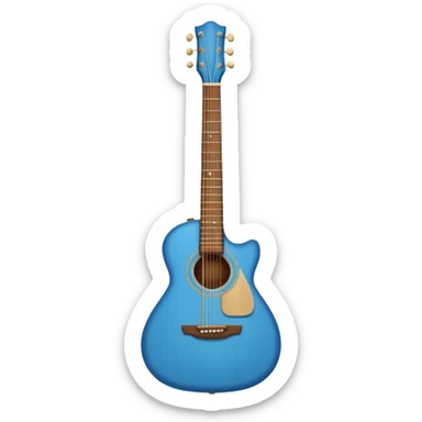 Blue guitar 🎸 sticker
