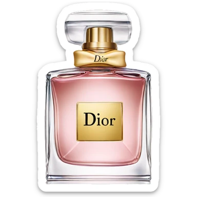 Dior parfum sticker