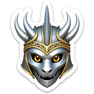 Draconian helm sticker