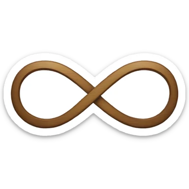 infinity sign sticker