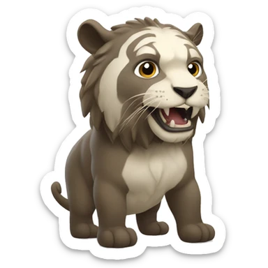 Un animal cóndor mostrando su fuerza sticker