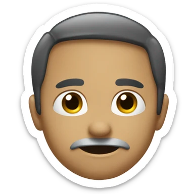 : An emoji that represents a gesture of apology, such as a slightly bowed head with hands together. sticker