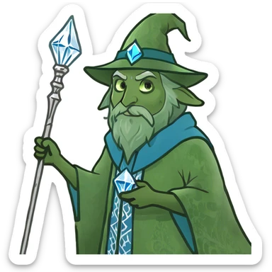 Frost wizard sticker