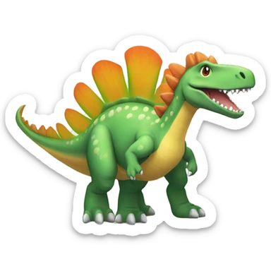 cute spinosaurus pokemon sticker