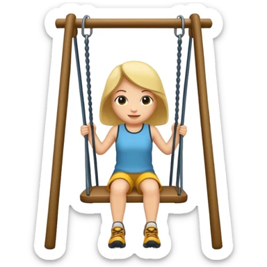 swing hike sticker