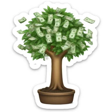 Money Tree sticker