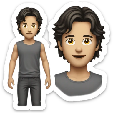 young keanue reeves sticker