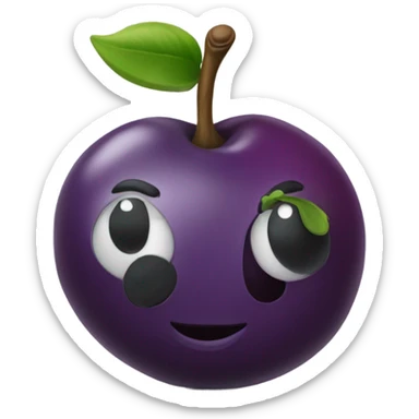 Peso plums sticker