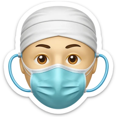 doctor's mask sticker