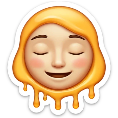 Melting from pleasure sticker