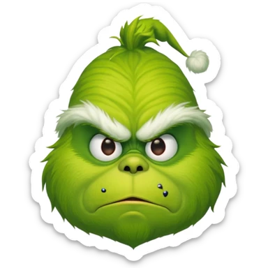 grinch sticker