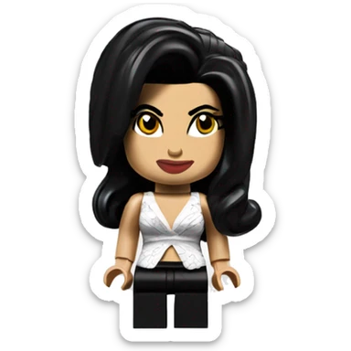 amy winehouse lego thumbnail sticker