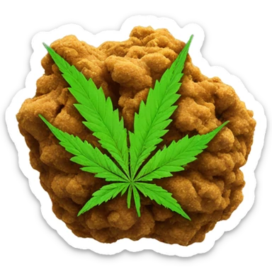  cola cannabis nug emoji sticker