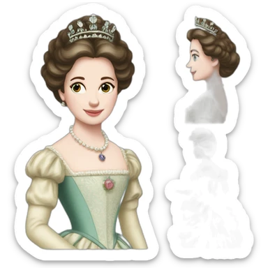 Beautiful princess Charlotte of wales sticker