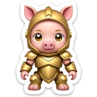 Minecraft baby Piglin sticker