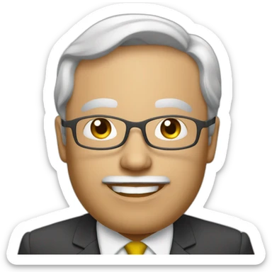 Un mec qui se croit riche sticker