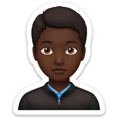 WIl je voor mij emoij maken
Je ziet gezicht, persoon. Maar zie alleen silhout, onbekend. sticker