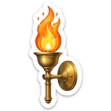 Wall Mounted Torch sticker