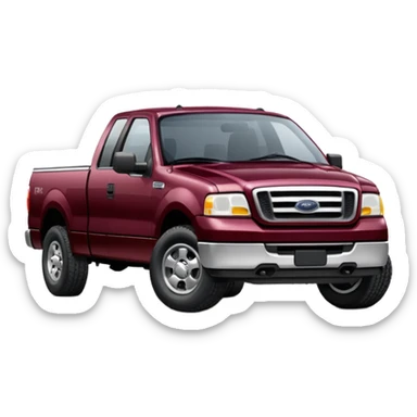 2004 F150 Burgundy sticker