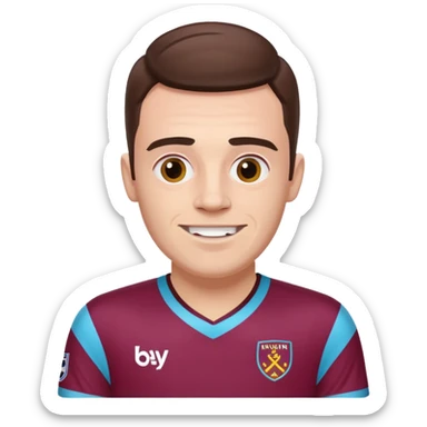West Ham fan happy, replace sponsor name with BOYLE on their jersey sticker