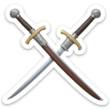 Cossack sabre sticker