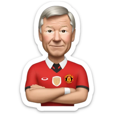 Sir Alex Ferguson sticker