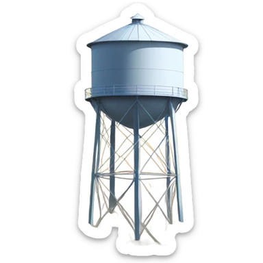 Santa Ana water tower  sticker