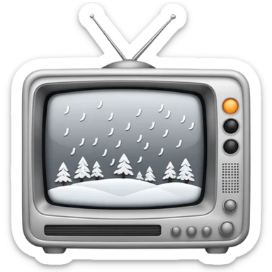television static(snowy) sticker