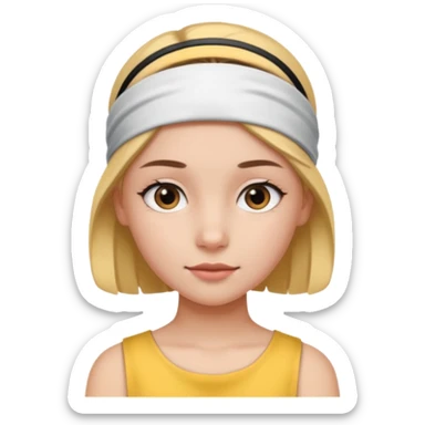 Aesthetic clean girl sticker