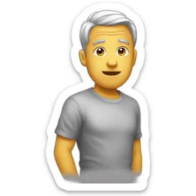 Carpe humaine sticker