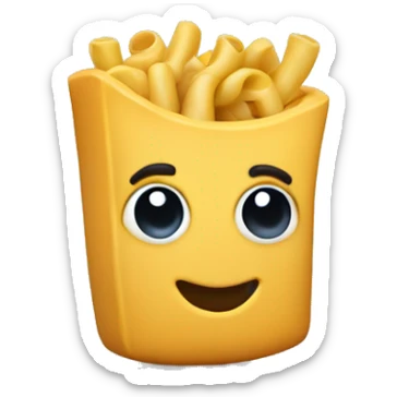 elbow macaroni sticker