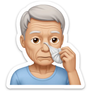 Man Smelling underwear sticker