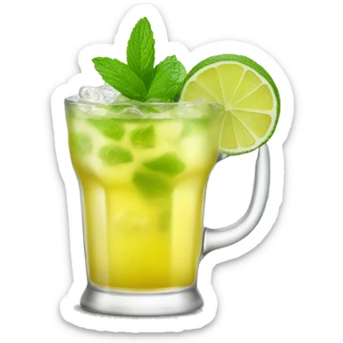 pilsner yellow mojito sticker