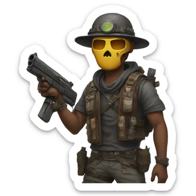 post apocalyptic raider sticker