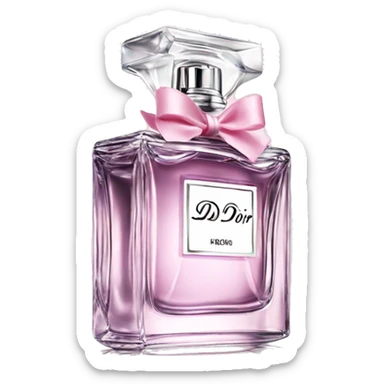 Miss dior perfume  sticker