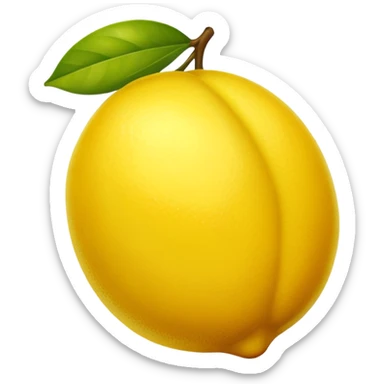 Lemon sticker