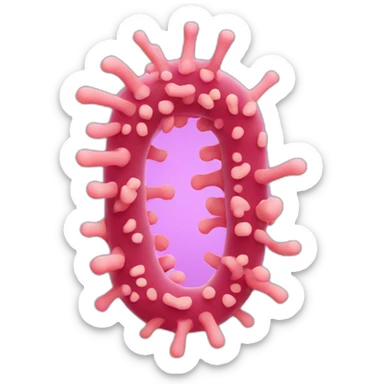 tricky bacteria sticker